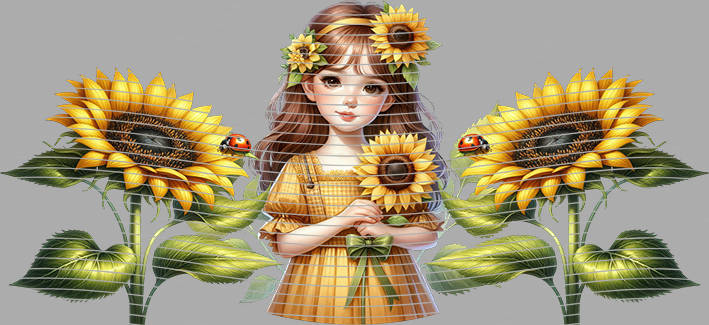 16oz Sunflower Girl-SU-42